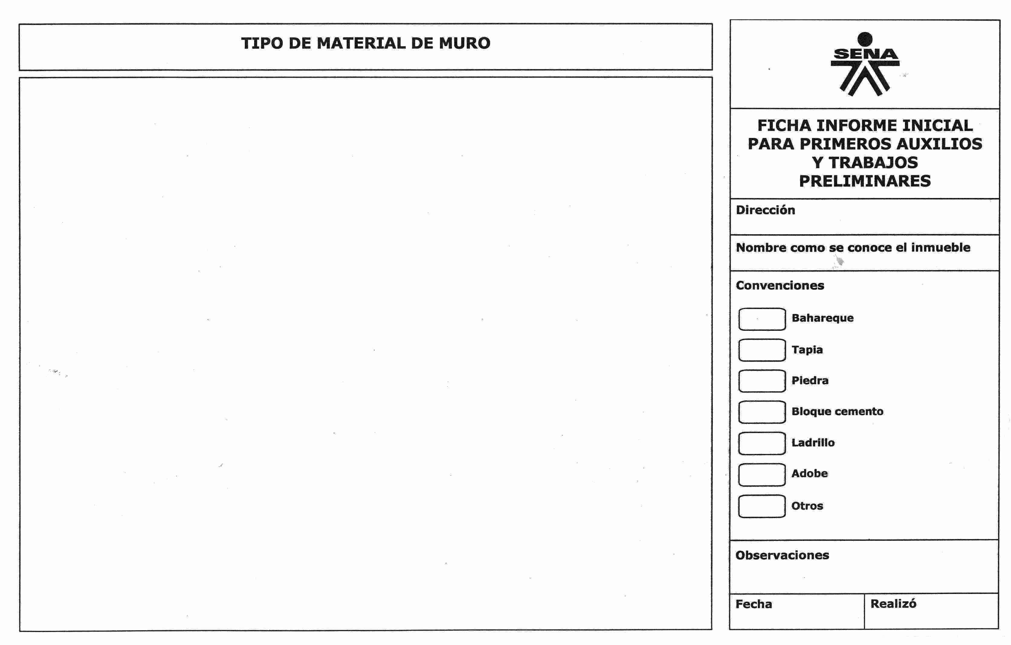 Tipo dee material de muro