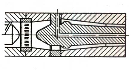 Espiga con regruesamiento