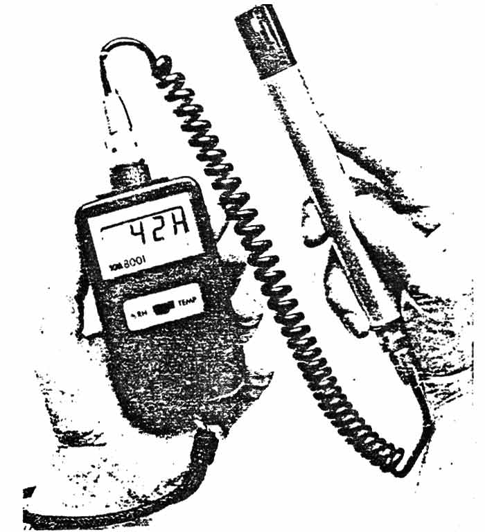 instrumento de medición de temperatura